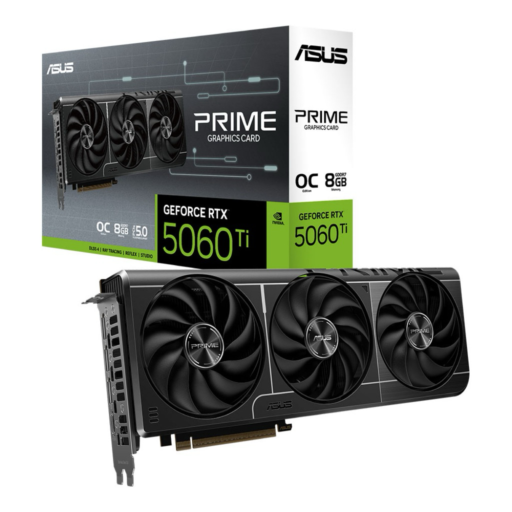 VGA ASUS PRIME RTX5060Ti OC EDITION 8GB (การ์ดจอมือสอง)