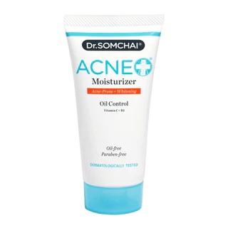 [1แถม1] Dr.Somchai Acne Moisturizer Oil Control 50g ดร.สมชาย แอคเน่ มอยเจอร์ไรเซอร์ ออย คันโทรล