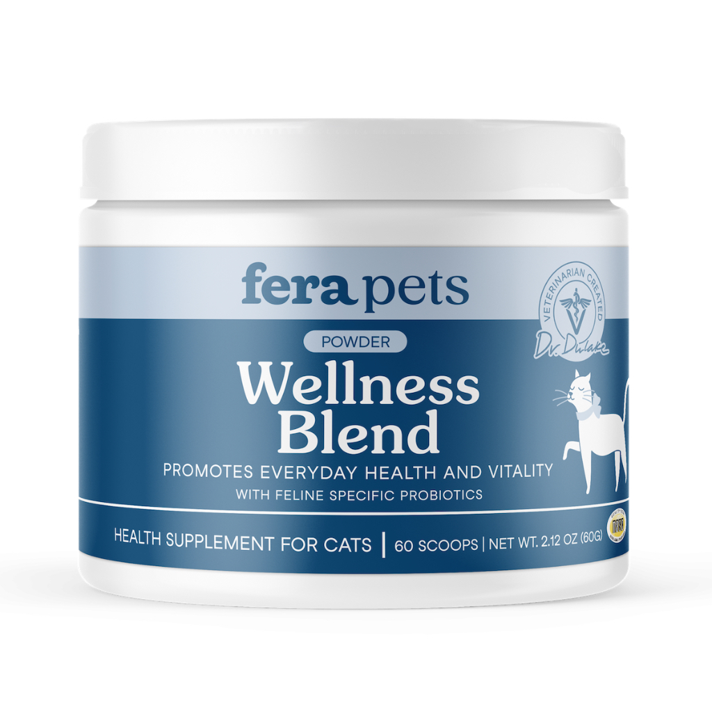 กระปุกบุบสินค้าด้านในไม่เสียหาย Fera Pets Wellness Blend for Cats กระปุกบุบสินค้าด้านในไม่เสียหาย
