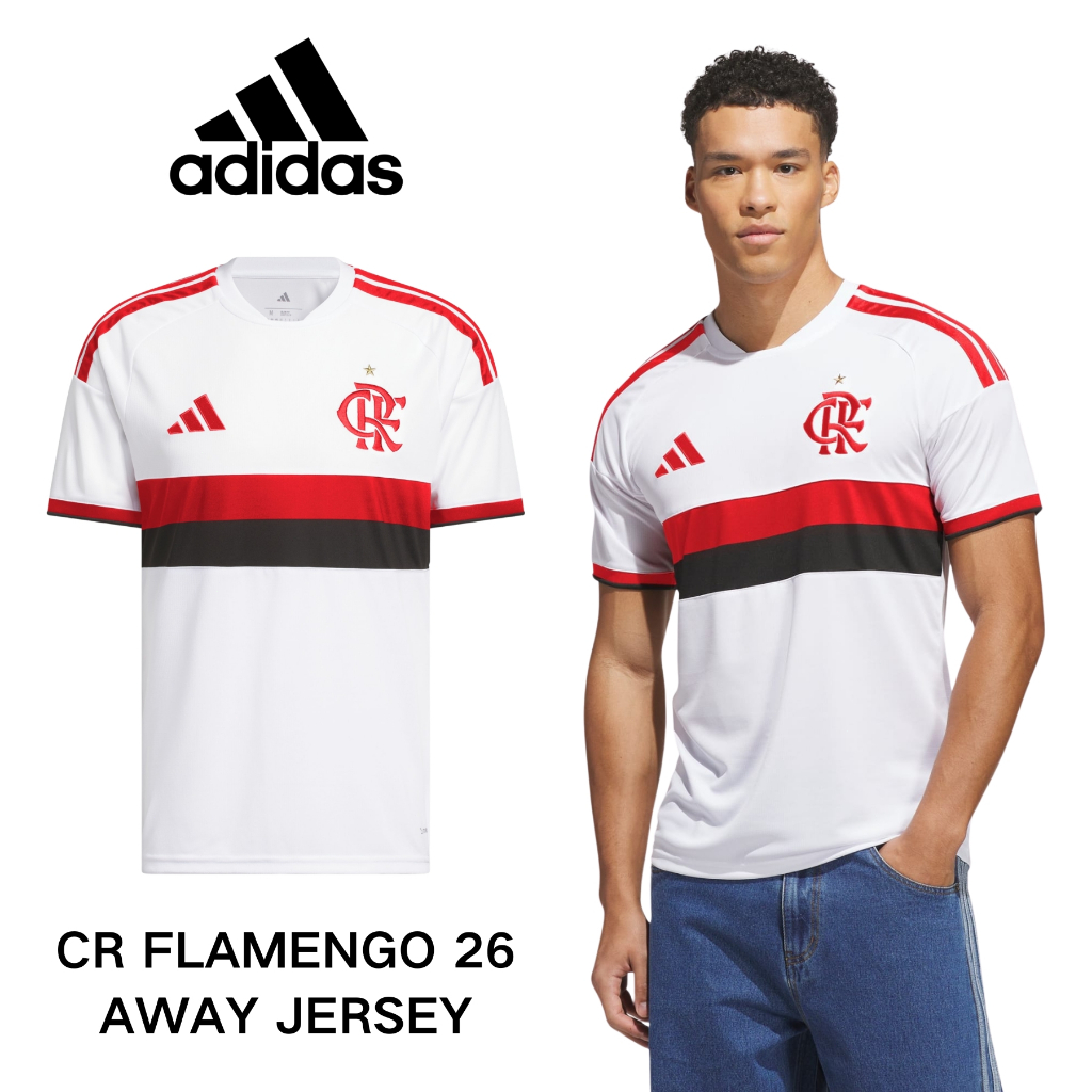 【จัดส่งทันที】Adidas เสื้อฟุตบอล CR Flamengo 26 Away Jersey JM5653