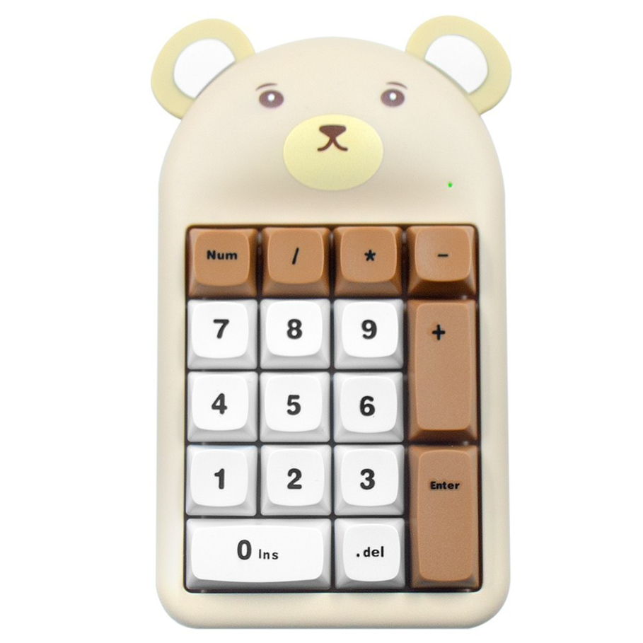 NUBWO NKB114 NUMPAD ไร้สาย numeric 2 in 1 ( ไร้สาย + บลูทูธ)