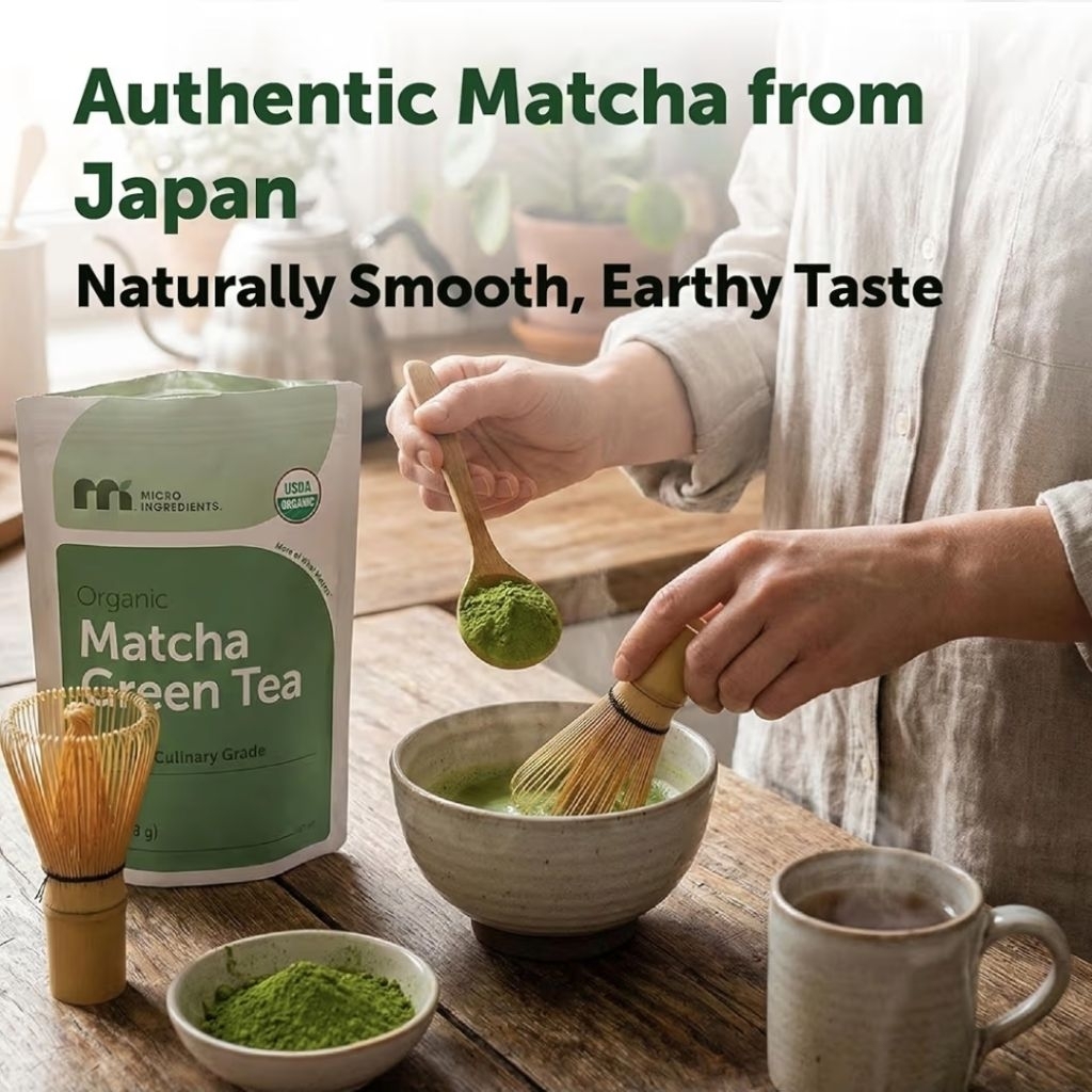 พร้อมส่งOrganic Matcha Green Tea Powder รูปที่ 5