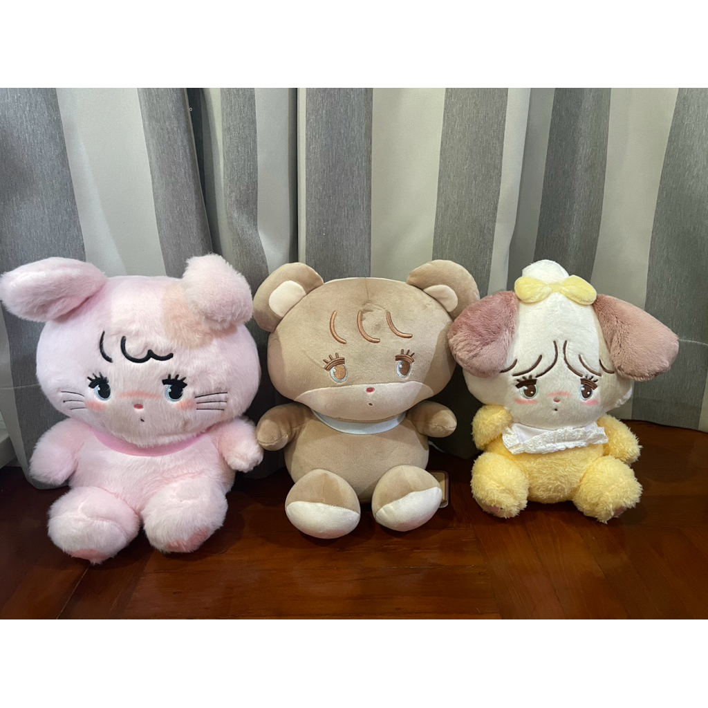 Mikko Illustrations Characters Plush ตุ๊กตา ลิขสิทธิ์แท้ ญี่ปุ่น
