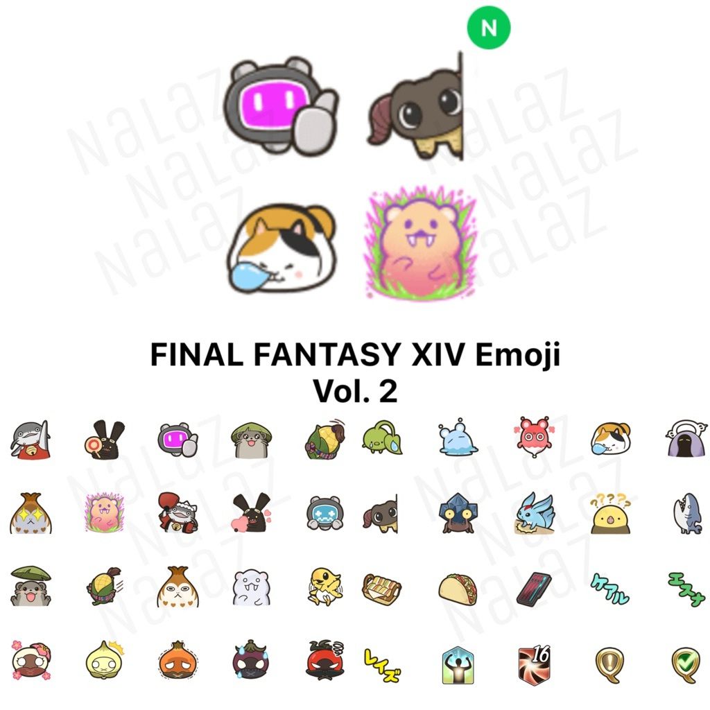 สติกเกอร์ไลน์ ธีม Final Fantasy VII Remake ไฟนอลแฟนตาซี ภาคอื่น (Dissidia, Record Keeper, Brave Exvi