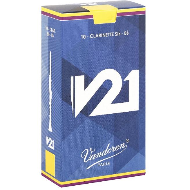 ลิ้นคลาริเน็ต Vandoren V21 Bb คุณภาพสูง สำหรับนักดนตรีมืออาชีพ (แยกชิ้น)