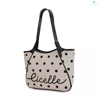 CICELLE (ซี-เซล) รุ่น 1681 Polka Dots Tote Bag CICELLE 🖤🤍