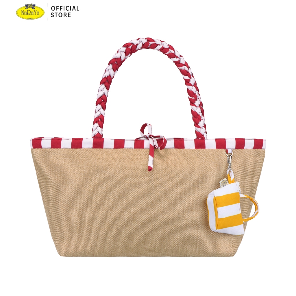 NaRaYa Sunkissed พวงกุญแจกระเป๋าใบจิ๋ว 4 (ก้นกระเป๋าทรงวงรี)​  NBEA-09