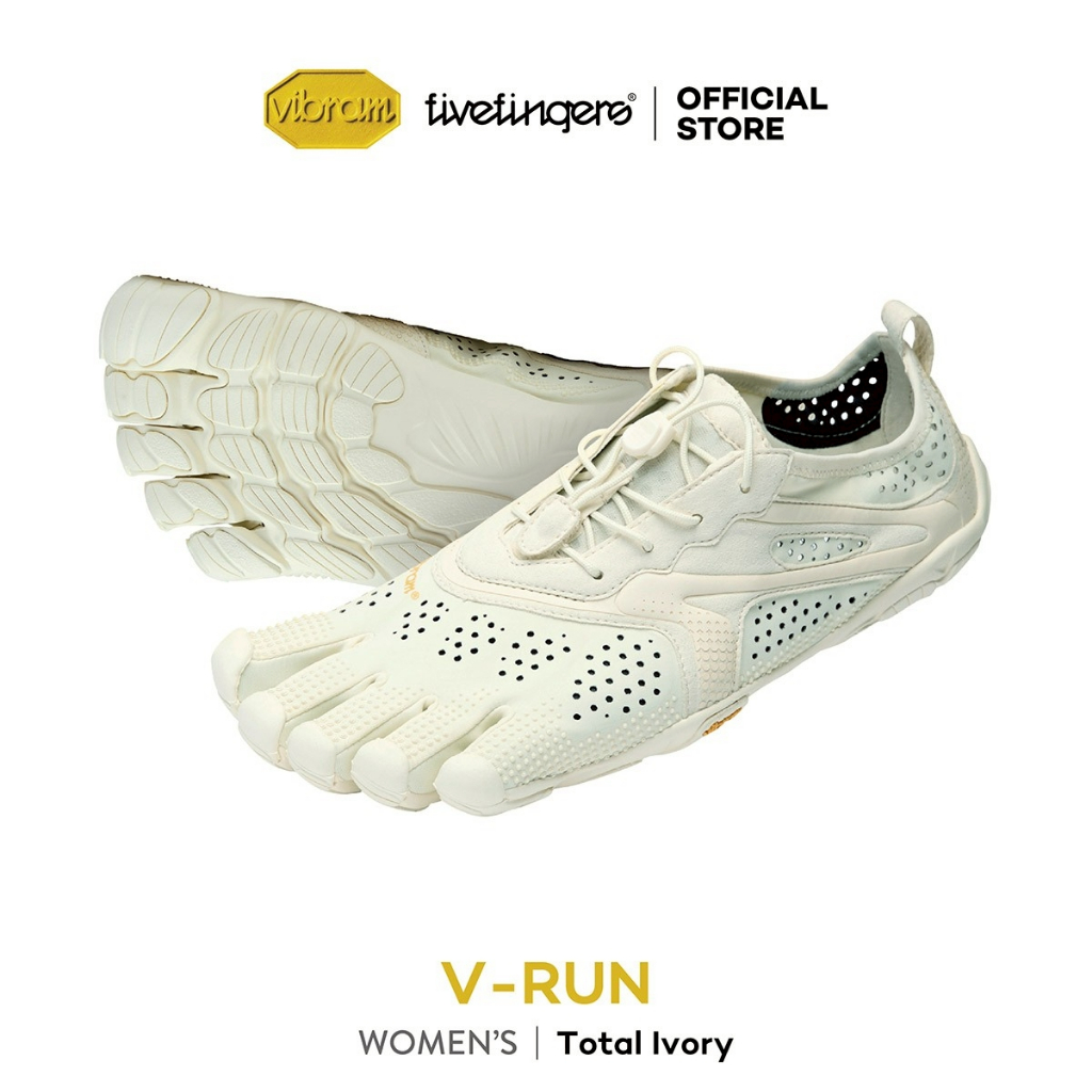 Vibram FiveFingers รุ่น V-Run รองเท้าวิ่ง รองเท้าเทรนนิ่ง รุ่นผู้หญิง สี Total Ivory