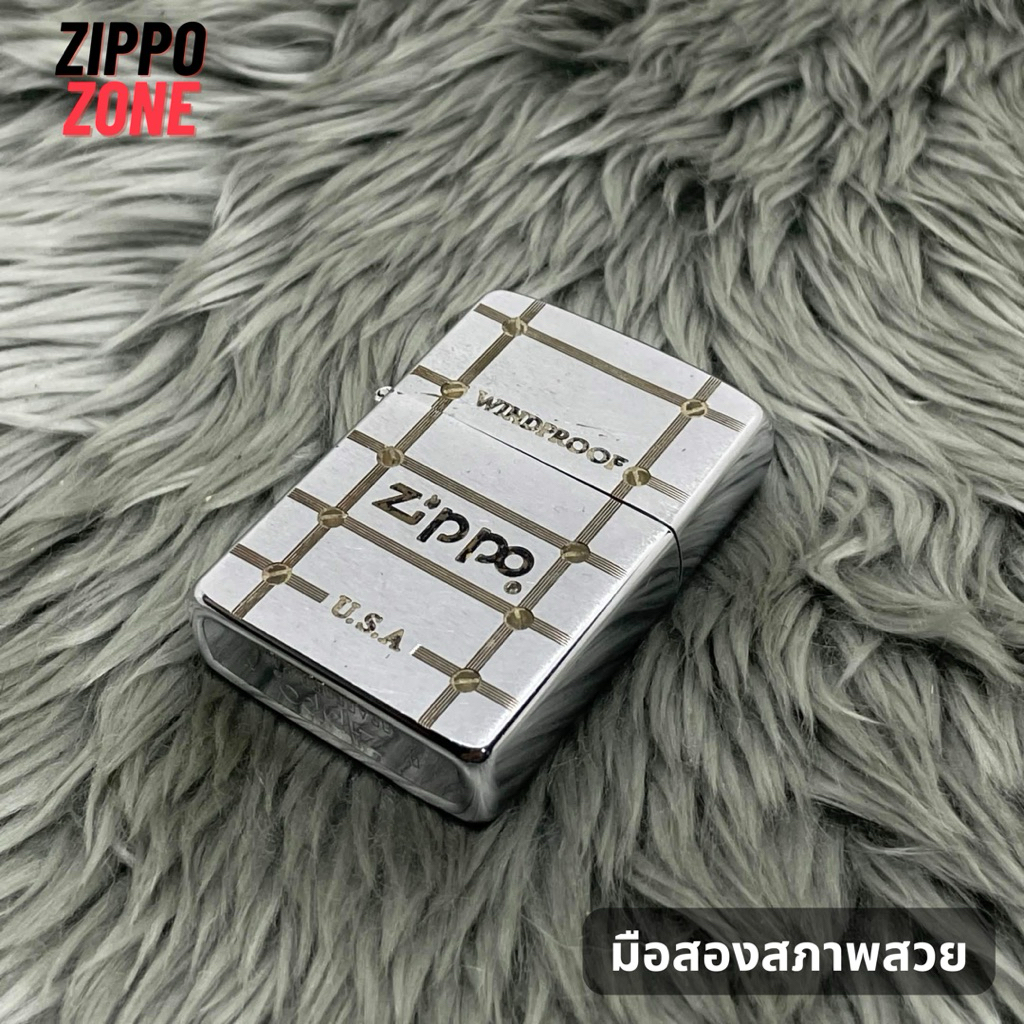 Zippo แท้ มือสอง เลเซอร์ windproof ZIPPO USA | ไฟแช็ค Zippo USA ของแท้ | พร้อมส่ง