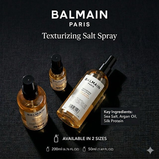 BALMAIN🤵🏻‍♂️ ฉลากไทย/พร้อมส่ง ซอลล์สเปรย์ Hair Texturizing Salt Spray 200ml