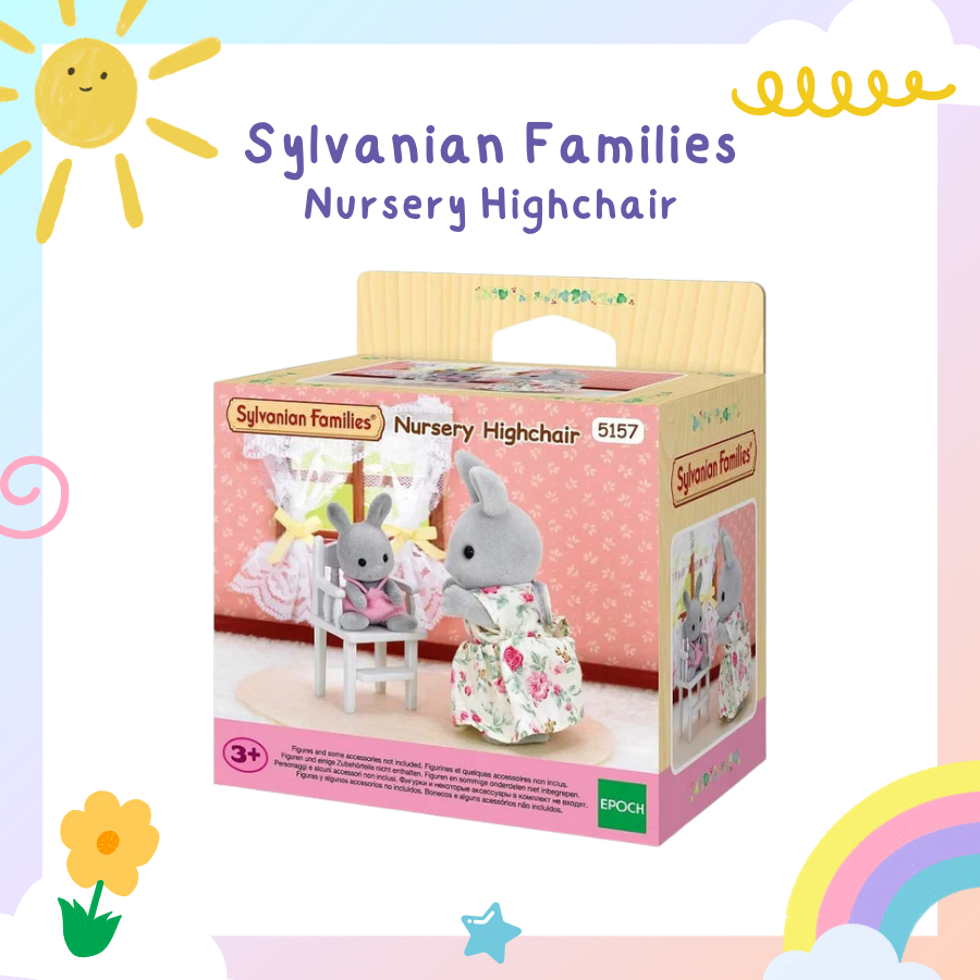 💖พร้อมส่ง💖 Sylvanian Families Nursery Highchair เก้าอี้สำหรับเด็กซิลวาเนียน ของแท้ 100%