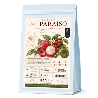 เมล็ดกาแฟโคลัมเบีย ลิ้นจี่ (คั่วอ่อน) Colombia Lychee El Paraiso
