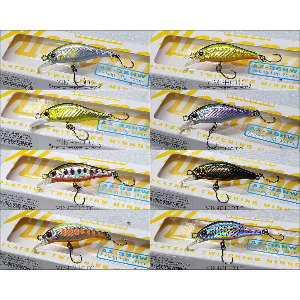 Palms Anres Alexandra 35HW 1.9g (เหยื่อจม) เหยื่อปลอม ปาล์ม อเล็กซานดร้า ของแท้ 100% เหยื่อตกปลา