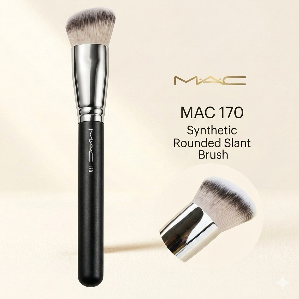 🧸M.A.C แท้/พร้อมส่ง Mac 170 Synthatic Rounded Slant Brush , 270s Concealer Brush