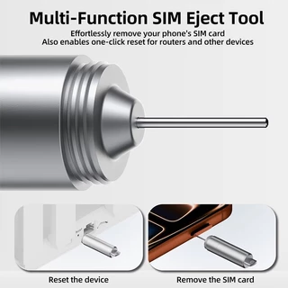 เข็มจิ้มซิม 2In1/3In1 ejector pin โลหะผสม ถาดซิมการ์ด ทำความสะอาดมือถือ อเนกประสงค์ ขนแปรงนุ่ม พวงกุญแจพกพา