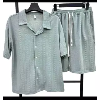 ชุด​เสื้อทีเชิร์ต (เสื้อคอปก + กางเกงขาสั้น) T 2501