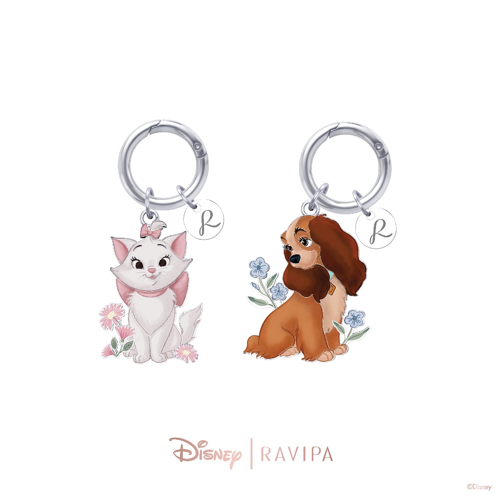 Ravipa | Marie & Lady Keyring (แมวมารี & เลดี้) - พวงกุญแจ