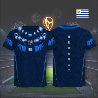 เสื้อกีฬาพิมพ์ลาย บอลโลก2026(2) เนื้อผ้าไมโครเกรดพรีเมี่ยม