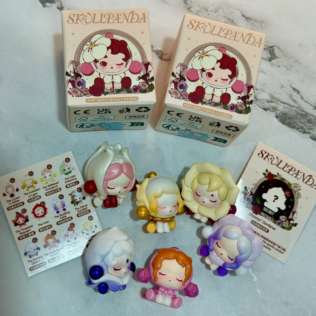 Pop Bean Skullpanda Petals in Four Acts(ระบุตัว)แท้💯% ส่งจากไทย🇹🇭ถึงไวของแถมเพียบ