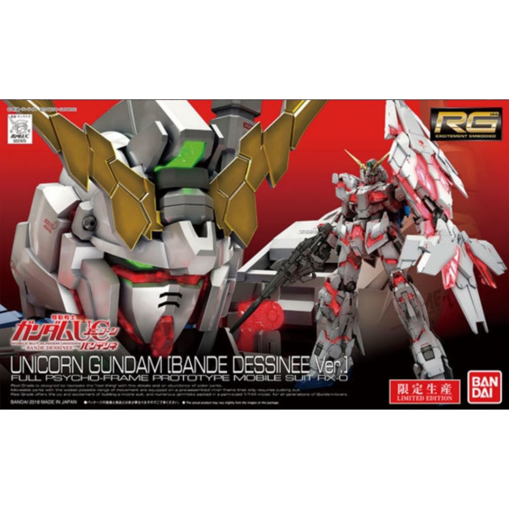 RG 1/144 RX-0 Unicorn Gundam [Bande Dessinee Ver.]