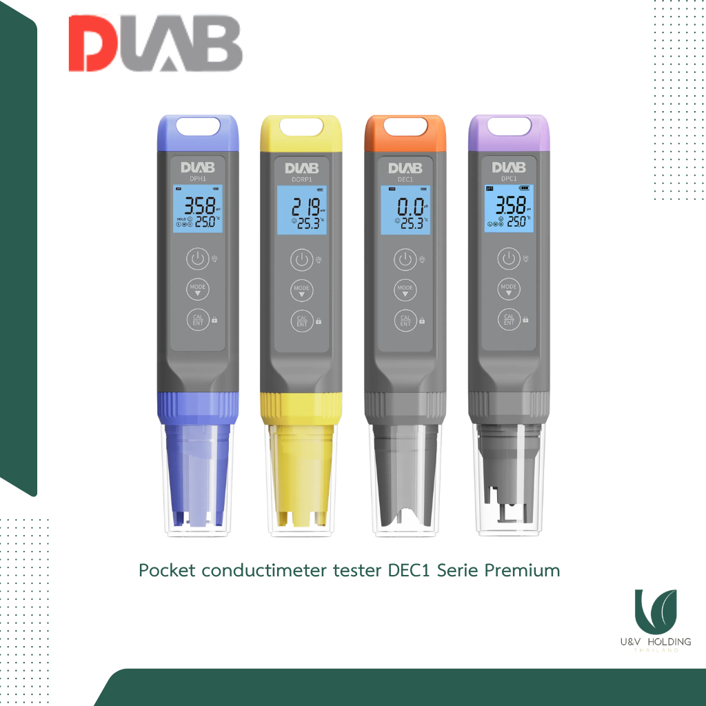 เครื่องวัดค่าการนำไฟฟ้า EC/TDS DLAB Portable Tester
