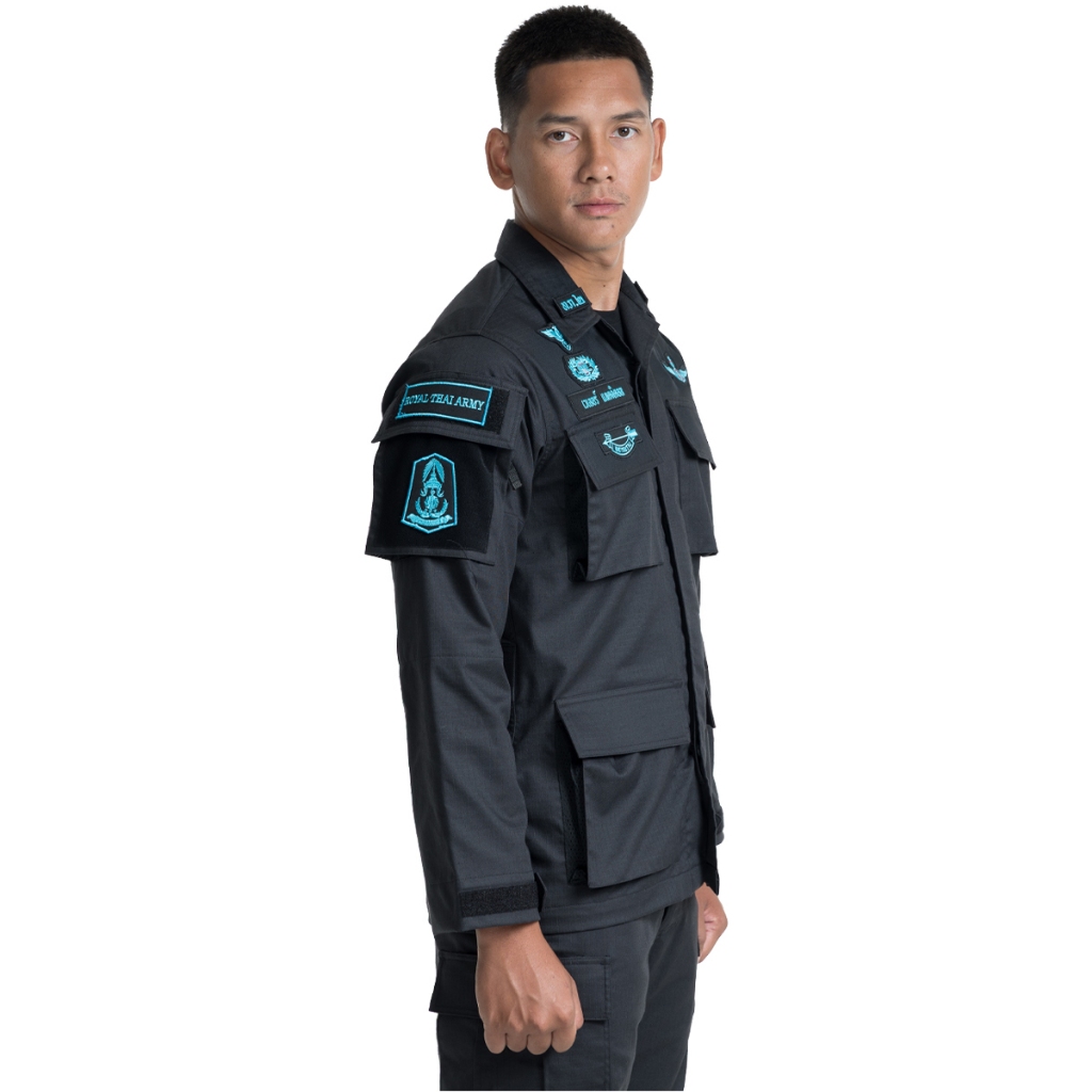 VALOR PX - Uniform Native BDU Serie [ทหารพราน] [จำหน่ายทั้งชุด] ชุดฝึก สีดำ ทหารพราน — صورة 5