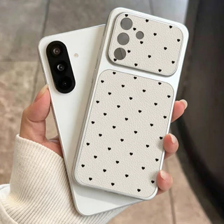 INS ลายจุด เคส For Samsung A27 A37 A57 S26 A07 A17 A56 A36 A06 A16 A35 A55 A15 เคสโทรศัพท์หนังแกะ เคสโทรศัพท์ เคสมือถือ