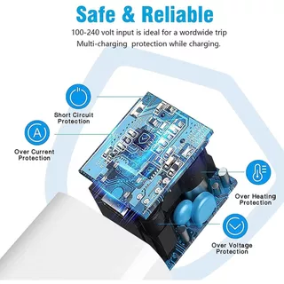 【รับประกัน 1 ปี】หัวชาร์จ 2.4A 5W เป็น USB to Li (สายชาร์จเร็ว+หัวชาร์จ)