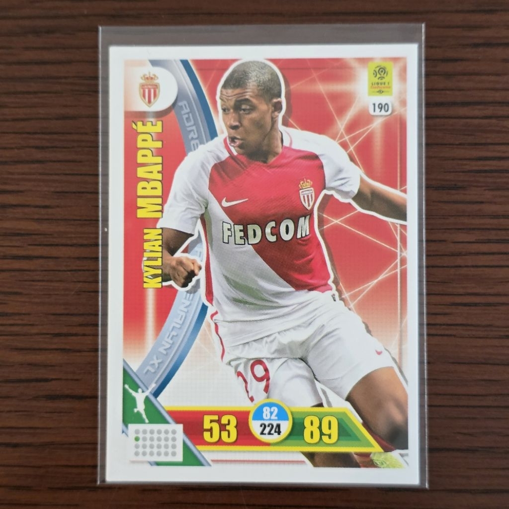 Mbappe Rookie Card 17/18  ชุดโมนาโก