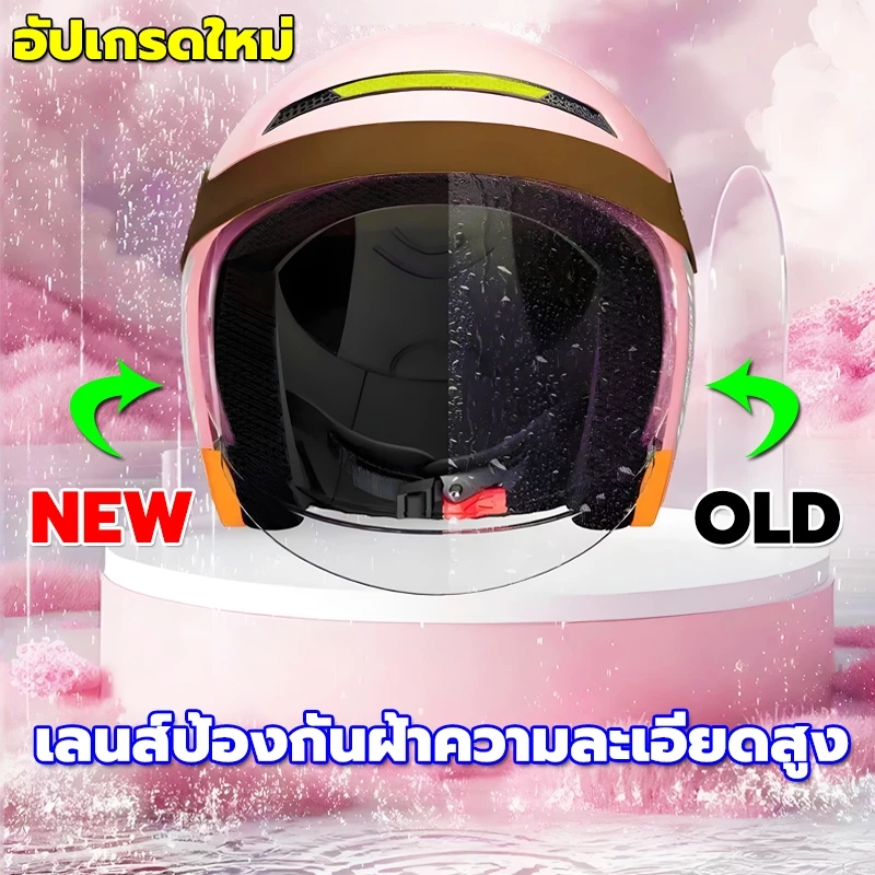 New！！！【2026 หมวกกันน็อค】🏍️หมวกกันน๊อคเต็มใบ index HD กันแสงสะท้อน กันUV ป้องกันดวงตาแสบ กันลม กันน้ำ การประกันคุณภาพ thumbnail 7