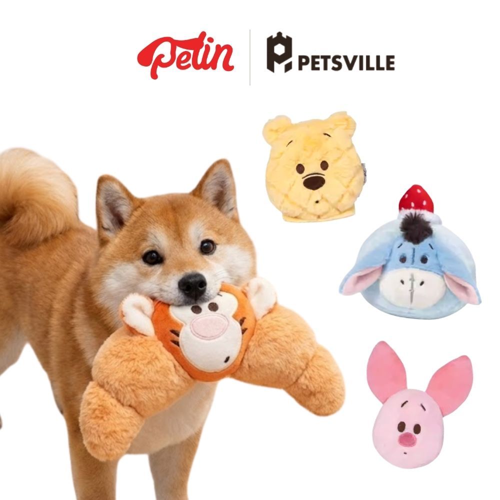 Petsville ของเล่นสุนัข Winnie the Pooh ลิขสิทธิ์แท้ ตุ๊กตาสุนัข
