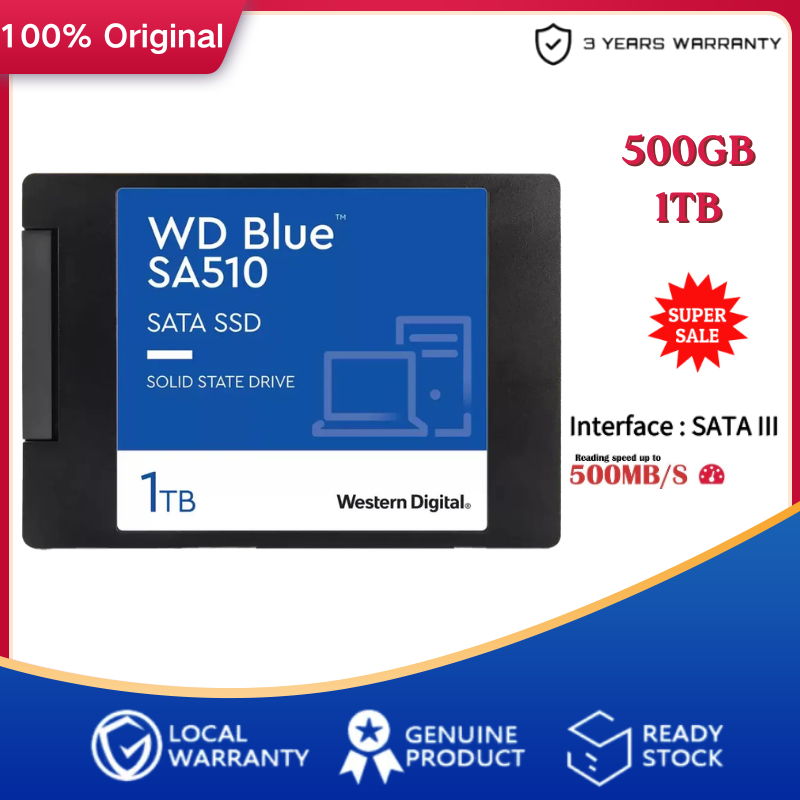 BLUE SA510 500GB 1TB SSD 6.0Gb/s SATA3 Internal hard drive2.5'' Solid state drives