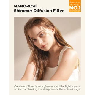 K&F CONCEPT Nano-X Shimmer Diffusion Filter ฟิลเตอร์เลนส์กันน้ำ กันรอยขีดข่วน เรืองแสงอ่อน
