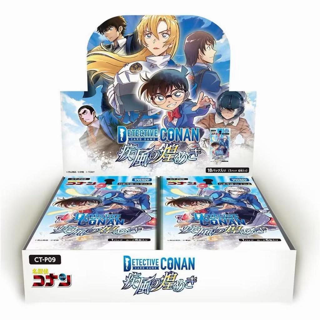(มือ1 พร้อมส่งด่วน ยกบ็อค แถมโปรโม ของแท้มีมอก.)TAKARA TOMY การ์ด ยอดนักสืบโคนัน Detective Conan TCG CT-P09 Gale Sparkle