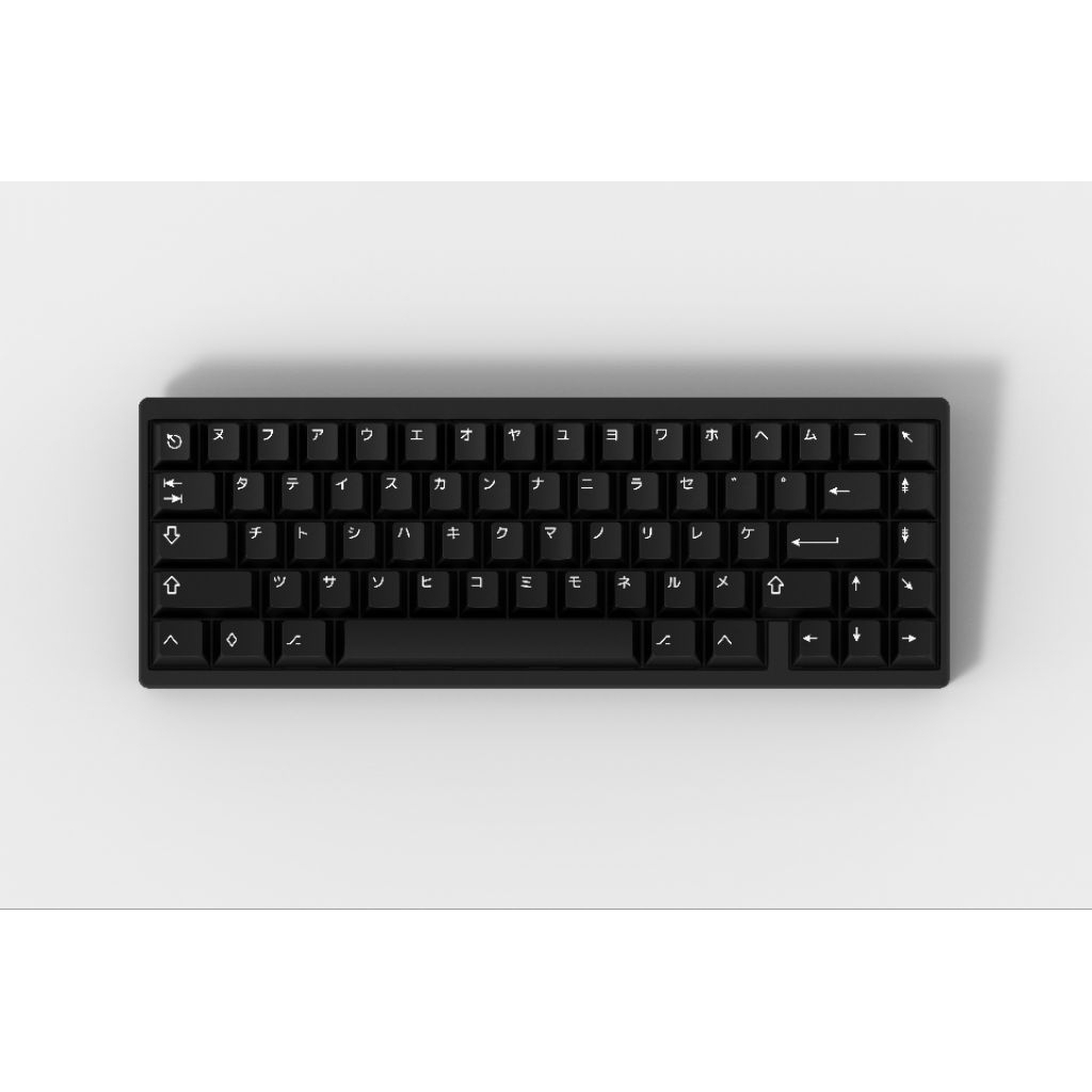 GMK WoB (White on Black) Katakana Base แท้
