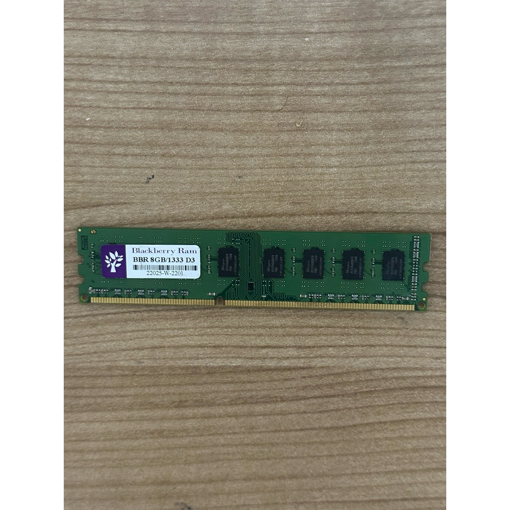 แรม DDR3 มือสอง / Ram ขนาด 8GB bus 1333Mhz / RAM DDR3(1333) 8GB BLACKBERRY 16 CHIP