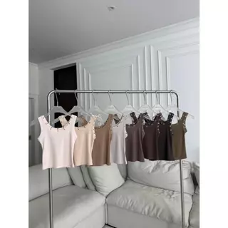 PT016 Studded tank top PROMTHONG (งานไซส์)