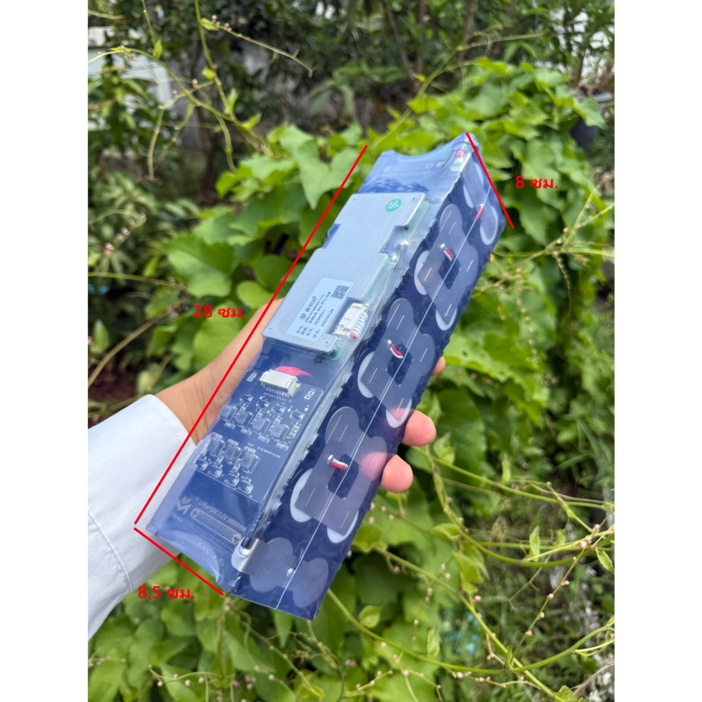 LiFePO4 Battery 8s 2p + Active 1.5 a  27v   M - power BMS 8s 60a JBD อย่างดี แถมที่ชาร์ท