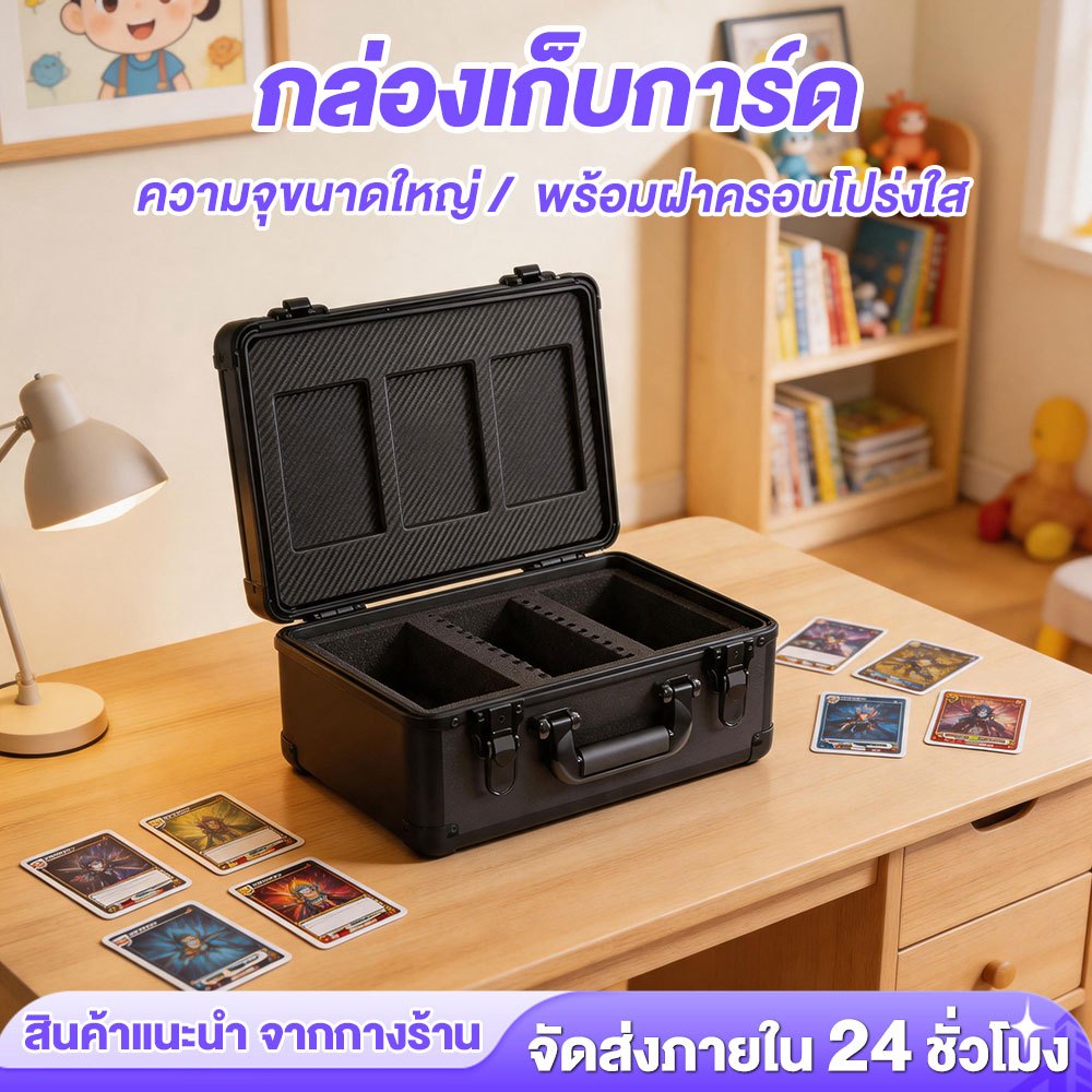 สําหรับ PSA สําหรับ CGC สําหรับ BGS 3-Row Graded การ์ดกล่องเก็บ Flip-Top หน้าต่างใส Graded Card Case