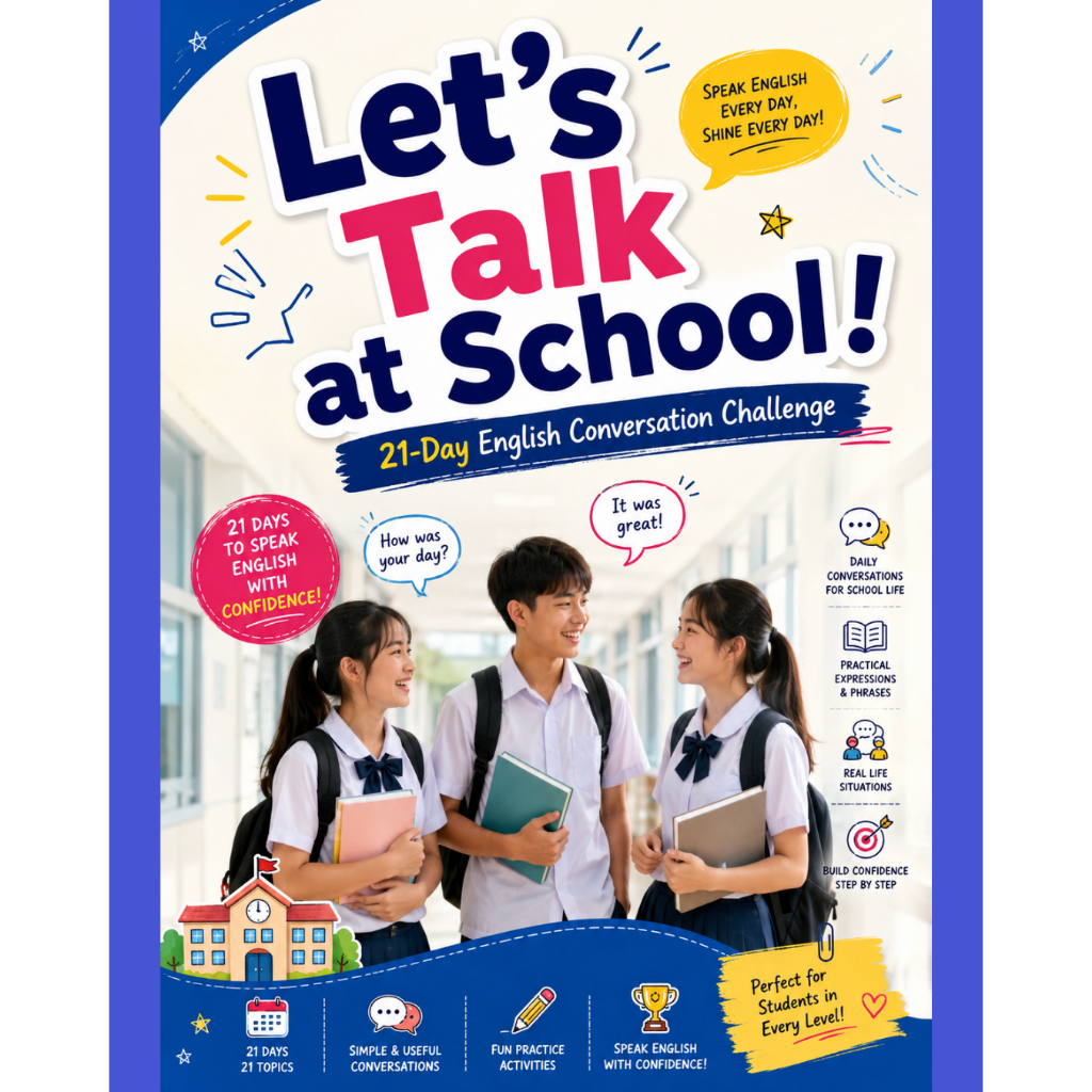 Let’s Talk at School! 21-Day English Conversation Challenge