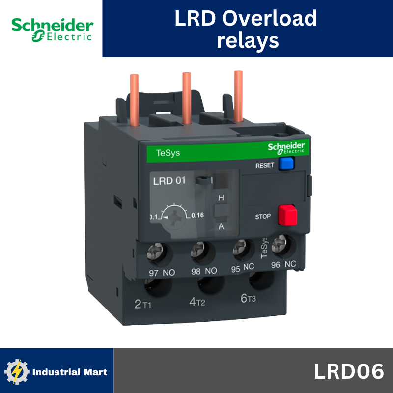 Schneider Electric LRD06-LRD365 Overload Relay TeSys LR-D ทนกระแสได้ 0.1-140A (รอของ สั่งนอก)