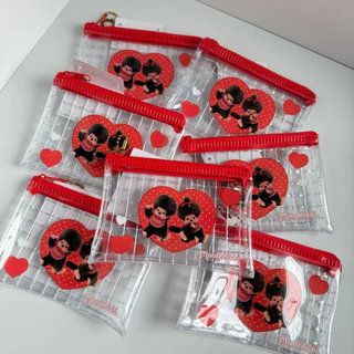 ( ราคาต่อ 1 ใบ ) Zipper Pouch รวมกระเป๋าซิป ซีทรูโปร่ง สำหรับใส่เครื่องเขียน เงิน เหรียญ บัตร 🛒