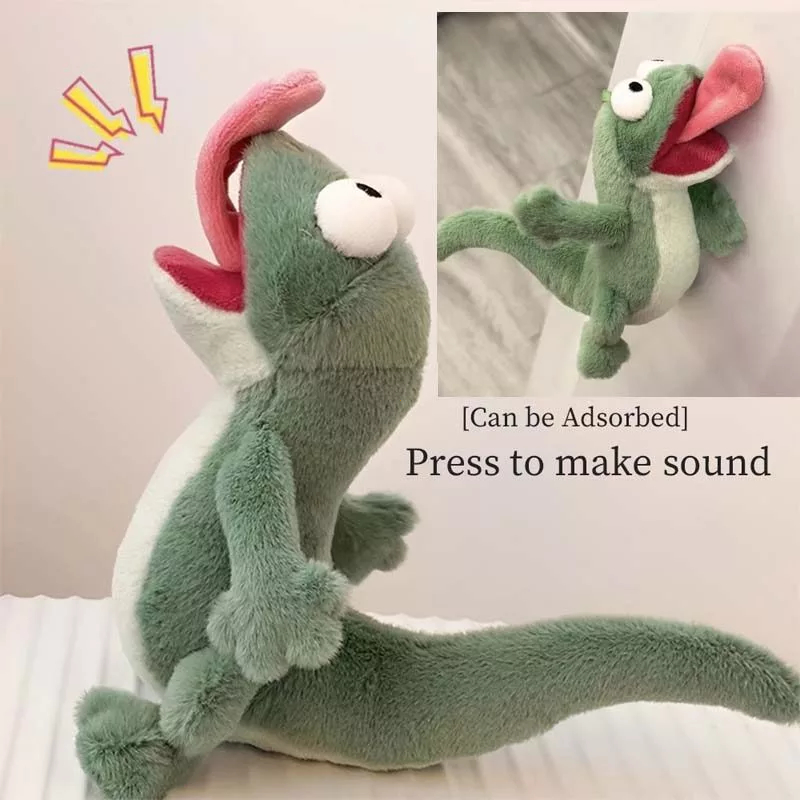 [ลด 50%]Hoppers Tom Lizard Plush พร้อมเสียงของเล่นน่ารัก Allen King ตุ๊กตาตุ๊กตาตกแต่งของขวัญสำหรับเด็ก