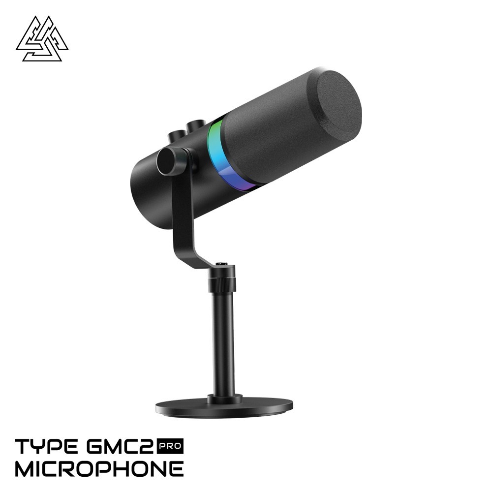 ไมโครโฟนเกมมิ่ง EGA TYPE GMC2 PRO Streaming Microphone ไฟ RGB Lighting ตัดเสียงรบกวน เหมาะสำหรับสตรีมเกม