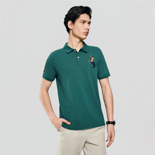 GIORDANO เสื้อโปโลผู้ชาย Men's Slim Napoleon Polo 01016210