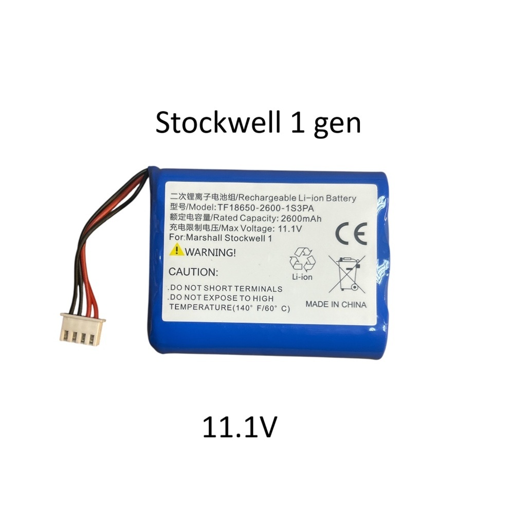 แบตลำโพง Bluetooth Stockwell 1gen TF18650-2600-1S3PA 11.1V 2600mAh