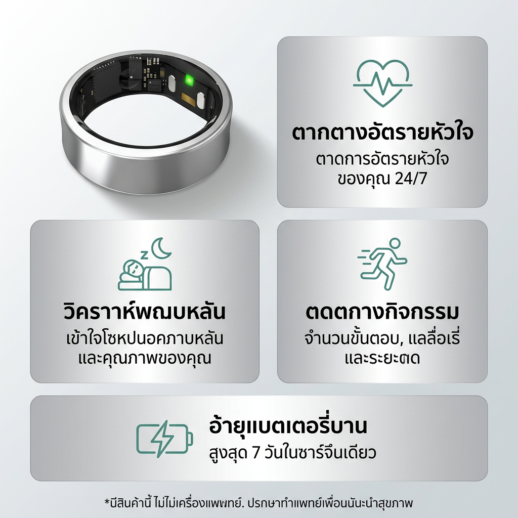RingConn Gen 2 Air แหวนอัจฉริยะ Smart Ring (รับประกันศูนย์ไทย 1 ปี)