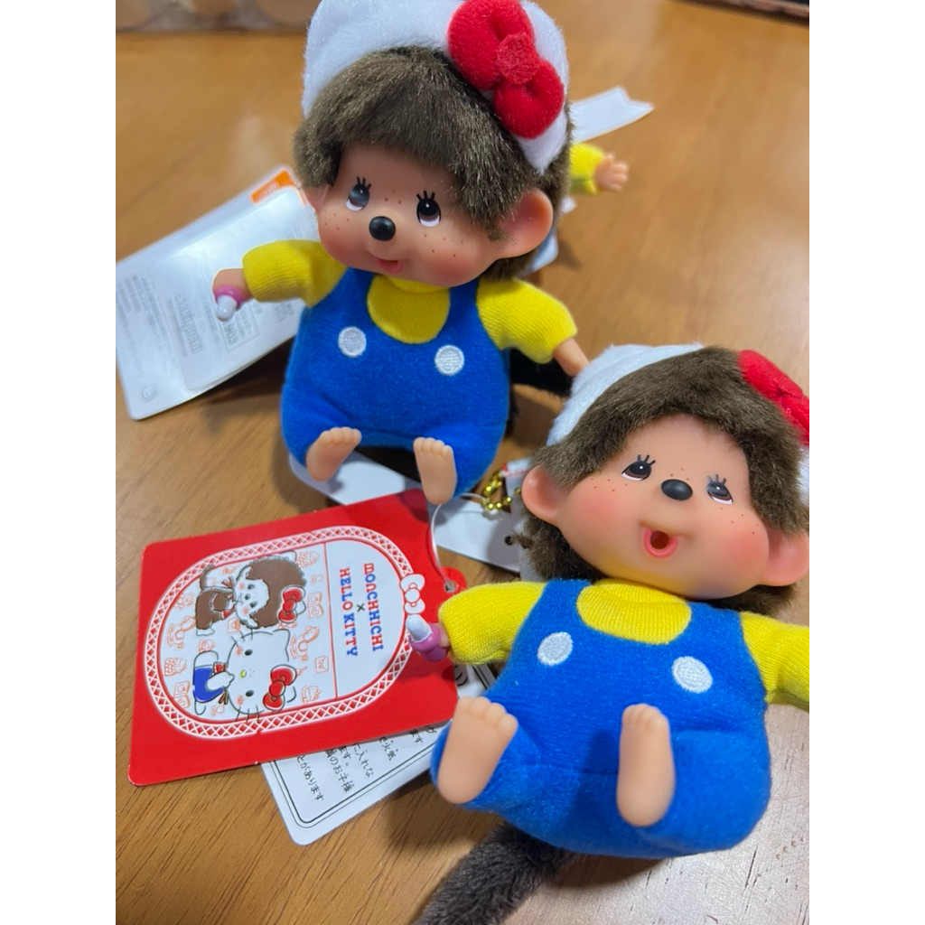 (พร้อมส่ง)งานแท้ พวงกุญแจตุ๊กตา Monchhichi จากประเทศญี่ปุ่น Monchichi Bag จี้ห้อย