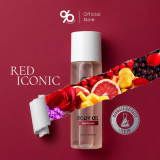 [03 RED ICONIC] % PERCENTAGE BODY OIL 120 mL บอดี้ออย กลิ่นหอม บำรุงผิวกาย