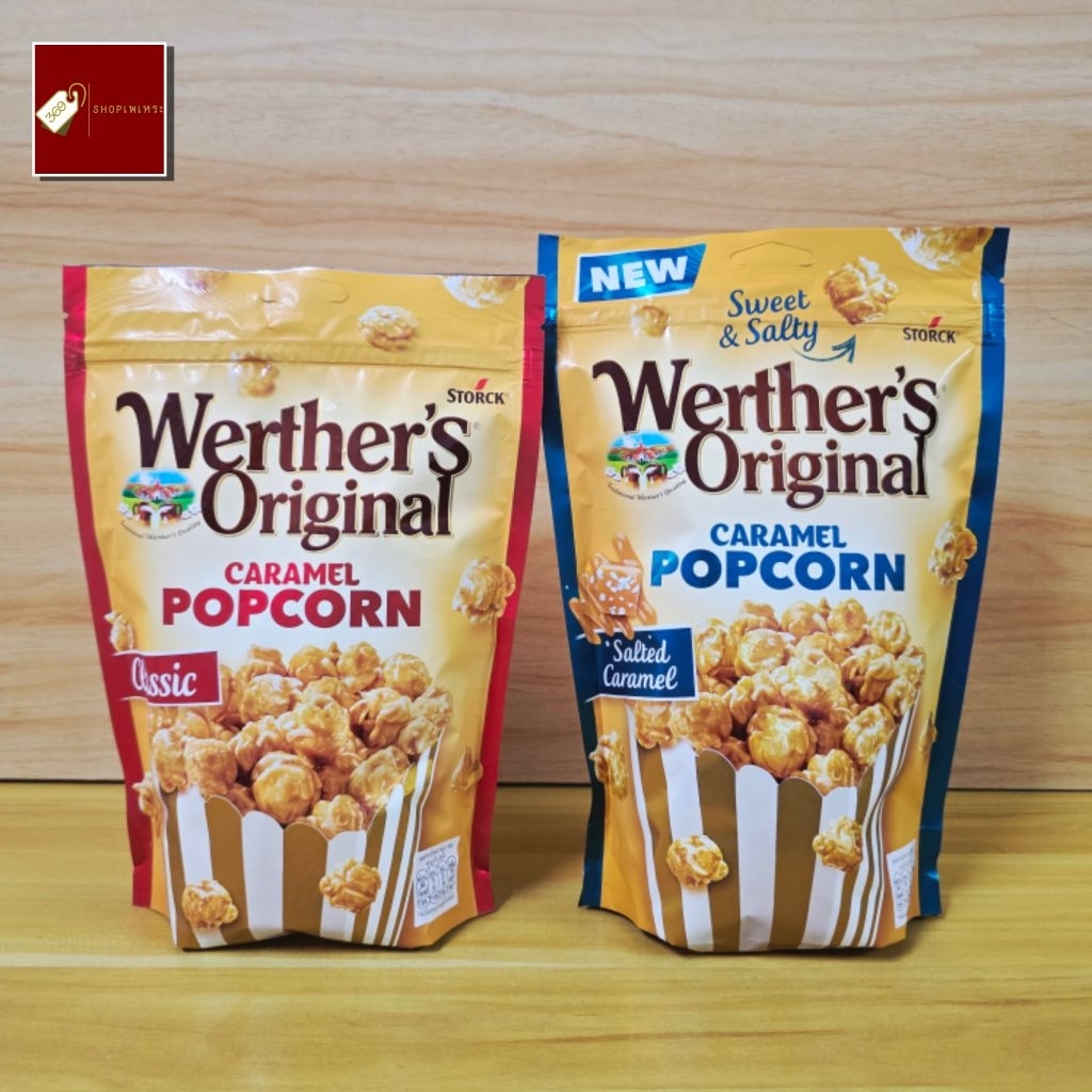 [พร้อมส่ง] Werther's Original Caramel Popcorn เวอร์เธอร์ ออริจินัล คาราเมล ป๊อปคอร์น